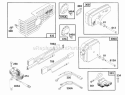 MufflersDeflectorsElect Diagram and Parts List for 126802-0421-01  Briggs and Stratton Engine
